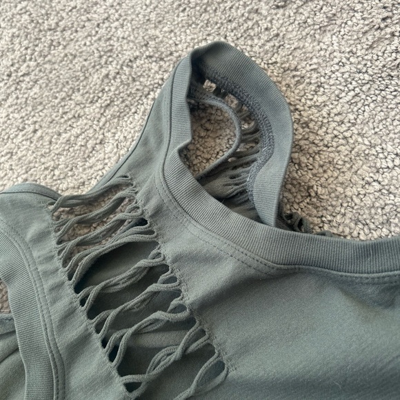 BKE Gray Cutout Bralette - Picture 4 of 4